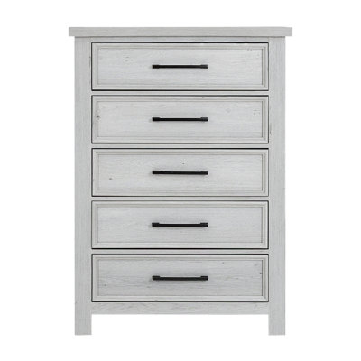 Overcast Gray 5-Drawer Chest