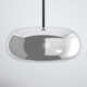 Single Light Glass Dimmable LED Pendant