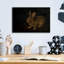 Art mural en verre épique «Resting Bunny Rabbit 6» par Marian Parsons, 16 po x 12 po