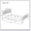 Traditional Style Rattan Bed Frame,No Box Spring Needed