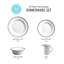 Service de vaisselle en céramique Martha Stewart Cliffield - Service pour 4-86364157
