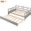 Lit de jour avec couchette en bois-125300304