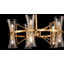  Lustre 16 lumières en laiton chaleureux Bennington-119462111-119462110