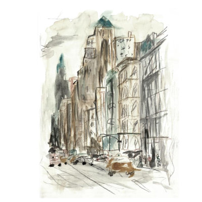 Lost In The City I Print by Janice Aron