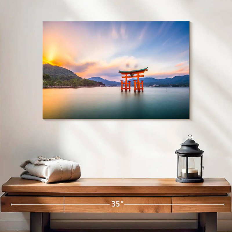 Porte Lilie Torii à Hiroshima, H 16 po x l 24 po