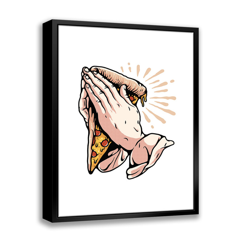 Pizza Is Life par - impression sur, L 22 po x H 28 po