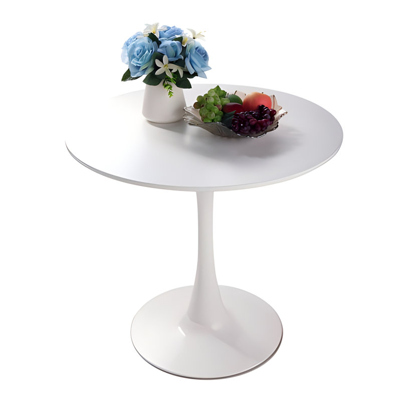 31.5" White Round Dining Table (Only Including Table)