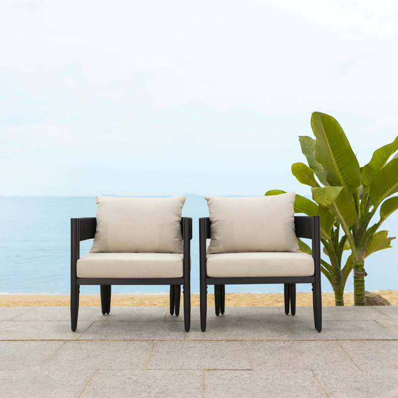 Viola Outdoor Dining Armchair, Taupe