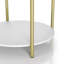  Table de bout avec plateau et plateau de rangement