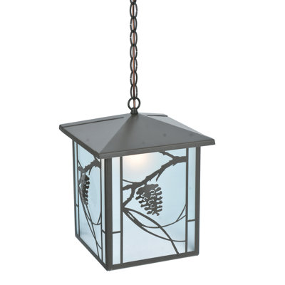 Luminaire suspendu rectangulaire 1 lumières lanterne Whispering