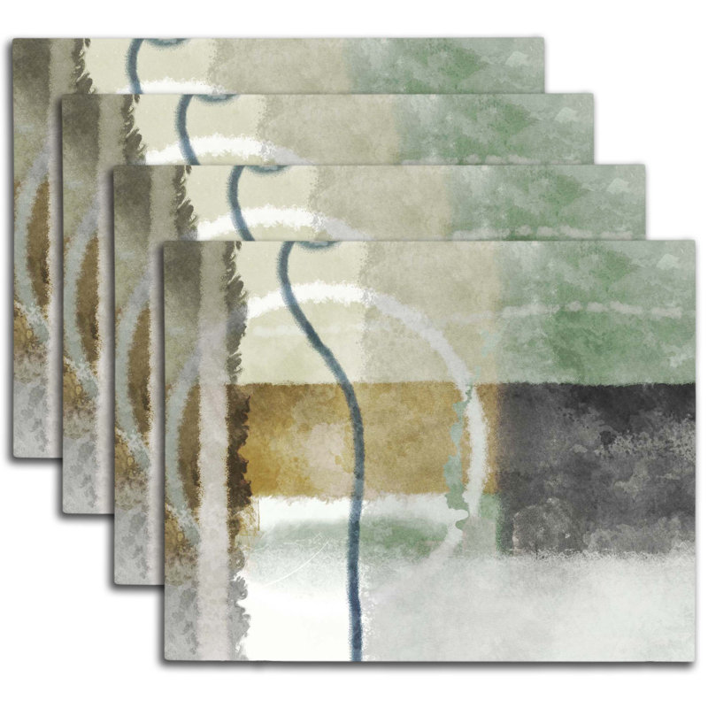 Napperon abstrait en polyester