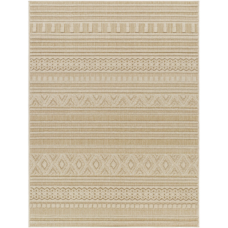 Nasiir Geometric Indoor / Outdoor Rug, Runner 2'7" x 7'3"