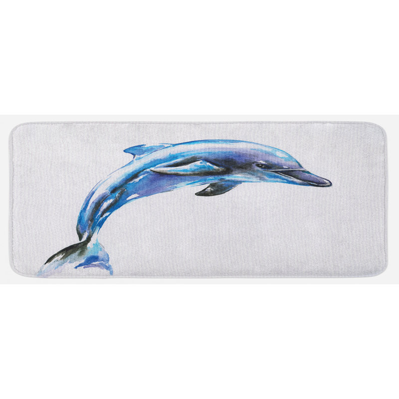 Tapis de cuisine aquarelle aquatique