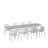 Schipper 9Pc Extendable Aluminum Outdoor Patio Dining Set