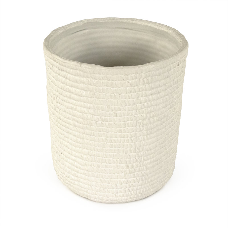 Demelza Ceramic Table Vase, White