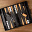 Ensemble de backgammon en cuir de qualité supérieure | Ensemble de backgammon en cuir | Jeu de société Designer Vintage-104568545