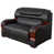 Black Genuine Leather selected