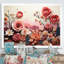 Cactus Crimson Collage, impression sur toile encadrée-1259553505-1259553504