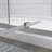 44-48"W x 71"H Pivot-Hinged Semi-Frameless Shower Door With Clear Glass-106959306