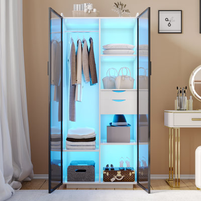 Armoire multifonctionnelle moderne pour chambre 70 "