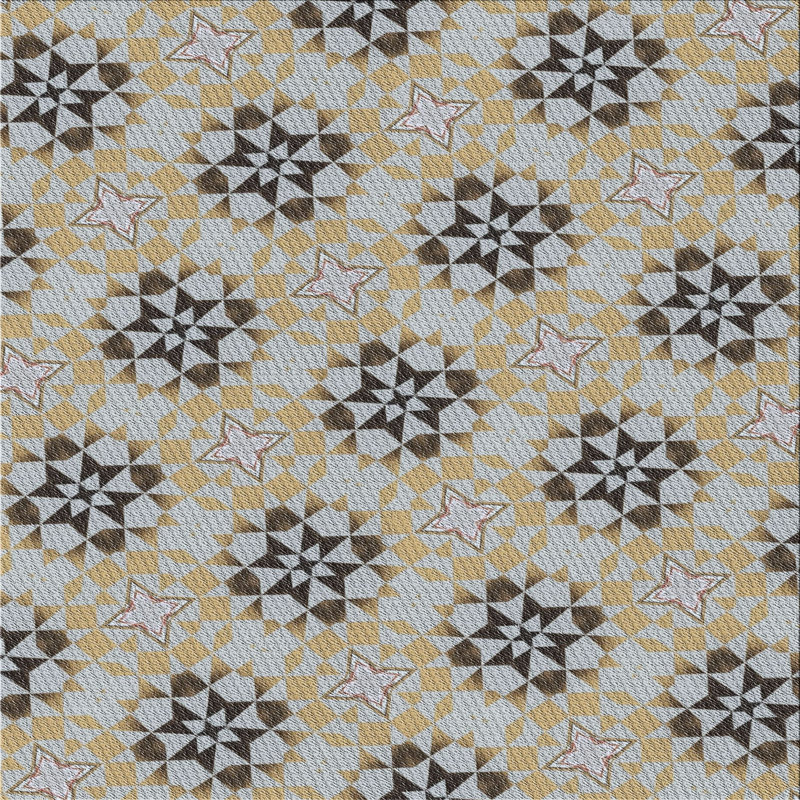 Tapis décoratif grise Schmit, Carré 4 pi