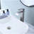 Waterfall - Style Single Handle Bathroom Faucet With Pop Up Drain, No Overflow, Stainless Steel Material, Corrosion Surface, Gentle Waterfall, Ideal For Sinks Without Overflow Spout And Steel,