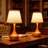 17 '' High Modern Fabric Table Lamp With Touch Control And Bulb (2 Set Of)-735914784