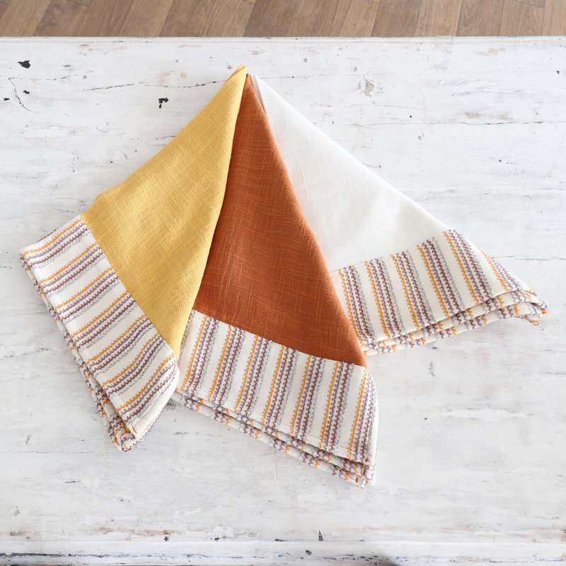 Cotton Stripe Jacquard Dish Cloth Kitchen Towel