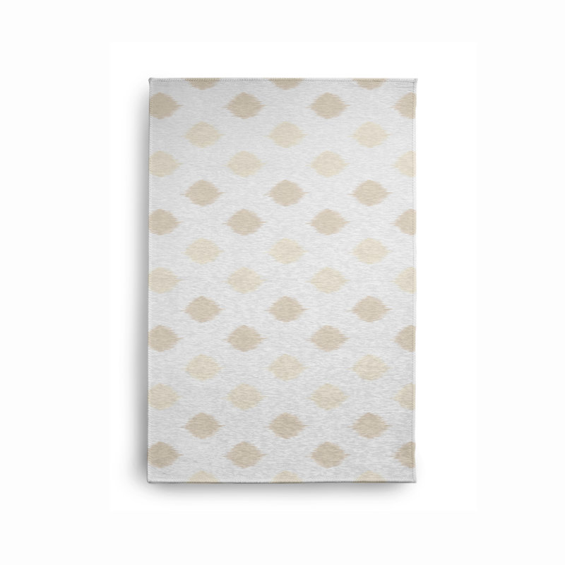Macaire Chenille Polka Dots Indoor Rug, Rectangle 2' x 3'