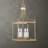 Uttermost Montreal 4 Light Brass Lantern Pendant