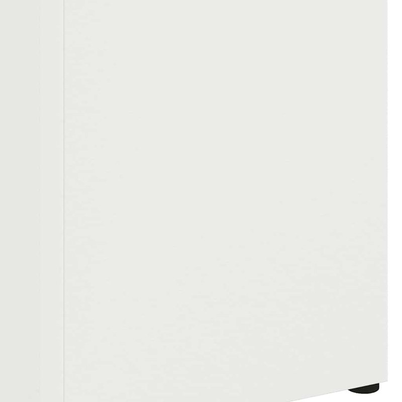 Metro Lane Steel Storage Tub & Tote, White