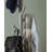 Freestanding Wooden Coat Rack With 8 Hooks, Gray Color, Versatile Design, Includes A Shelf, 4 Height Adjustable Positions, Suitable For Storing Bags, Clothes, Umbrellas, And More.-914488420