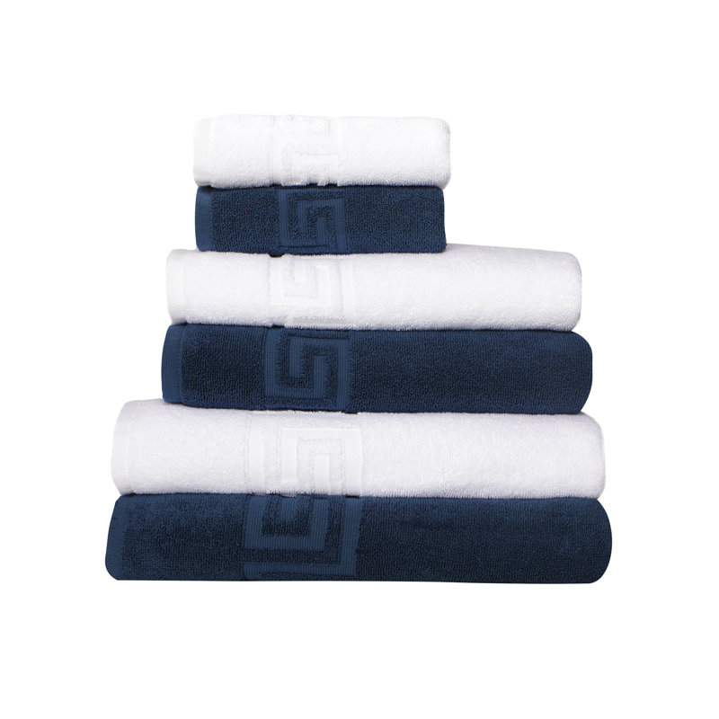 Duplantis Turkish Cotton Towel Set includes 2 Bath Sheet, 2 Bath Towel, 2 Hand Towel.