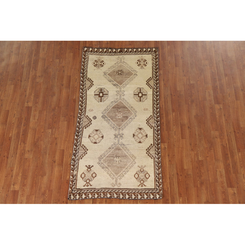 Tapis géométrique Gabbeh 3x6