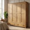 Armoire en bois massif Topazio 69,3 "4D2S