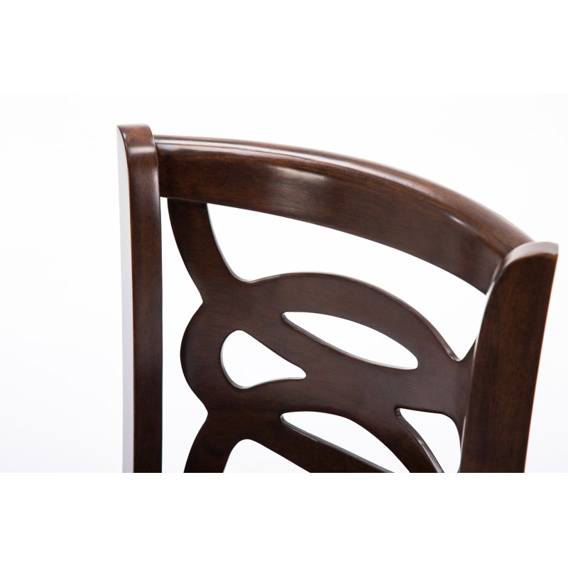 Hegg Swivel Upholstered Counter Stool with Solid Wood Frame, Cappuccino, Bar Stool (29” Seat Height)