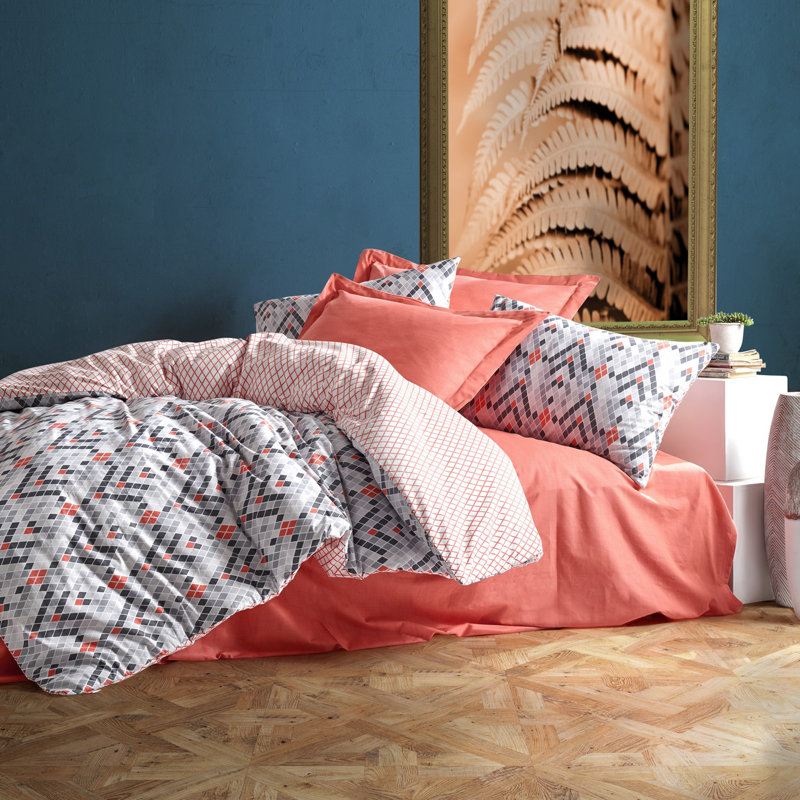 Ensemble de housse de couette DUVET COVER Paradise, Housse de couette double + 1 drap + 2 taies d'orei