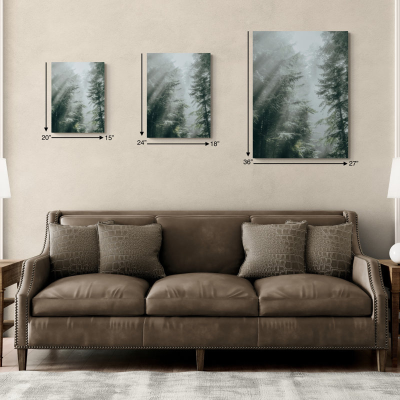 «Whispers in the Mist», reproduction d'art sur toile tendue, 24" H x 18" W