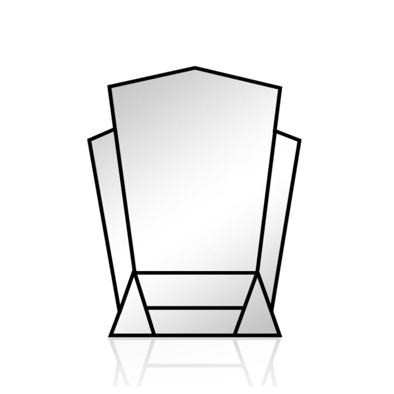 Derwood Owen Art Deco Mirror