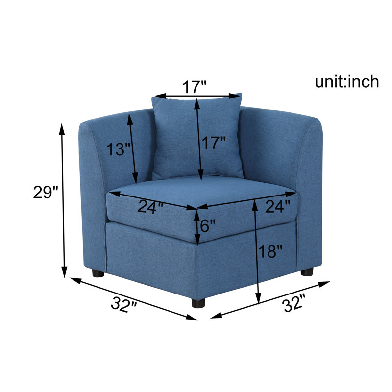 Upholstered 64'' Loveseat