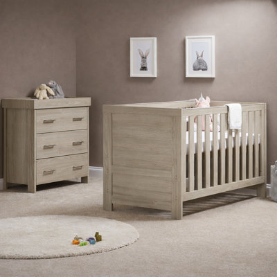 Nika Cot Bed 2-Piece Nursery Furniture Set