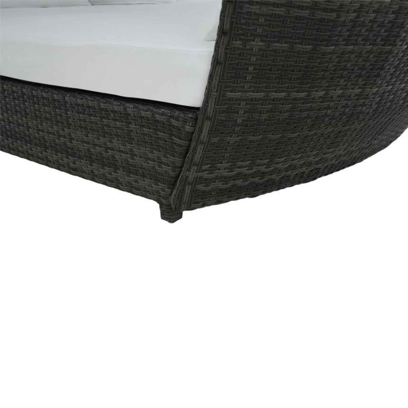 Banyan Outdoor 4 - Seat Patio Daybed, Canvas Brick Sunbrella® Canvas