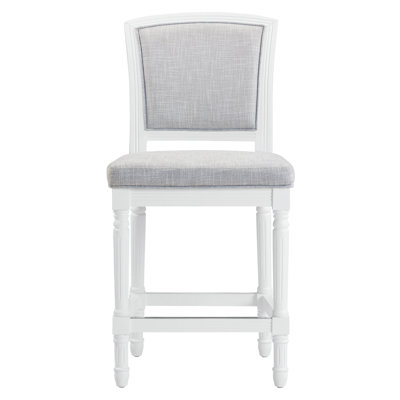 21.0"L x 23.0"W x 42.5"H, Wood/Fabric, 1PC, Bar Stool, Upholstered Seat