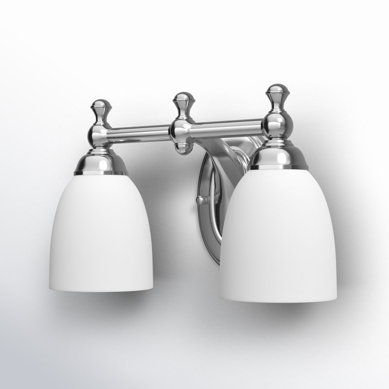 West Boylston 2 - Light Dimmable Vanity Light, Chrome