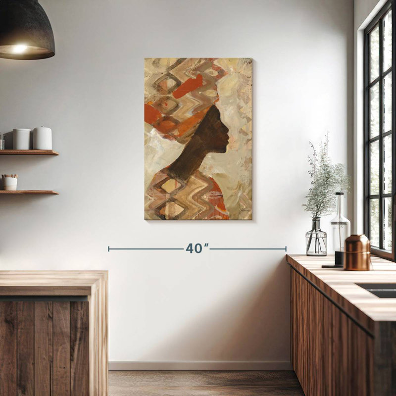 Leisha, beauté africaine I, H 36 po x l 24 po