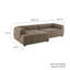 Canapé modulaire en tissu avec méridienne Liana-101323754-101323753