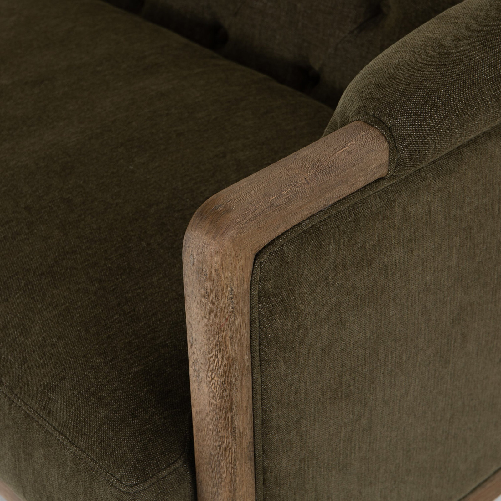 Colten Sofa, 29.75" H x 91" W x 36" D, Sutton Olive