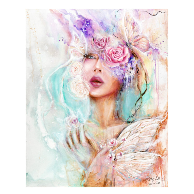 Rose Blush | Painting By Alika Bhatt | For Wall Décor