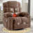 Oversized Massage Swivel Recliner Chair With Lumbar Heating And Multiple Features For Ultimate Comfort And Relaxation, Recliner-2121699174