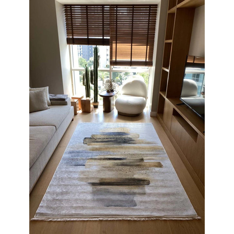 Tapis Matarranz avec envers antidérapant, Rectangle 5 pi 3 po x 7 pi 3 po